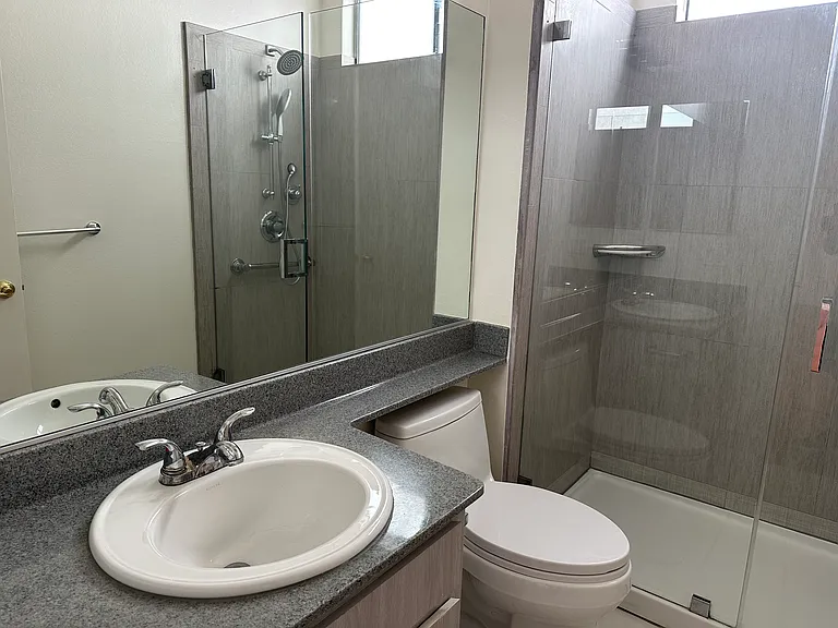 Bathroom with walk-in shower