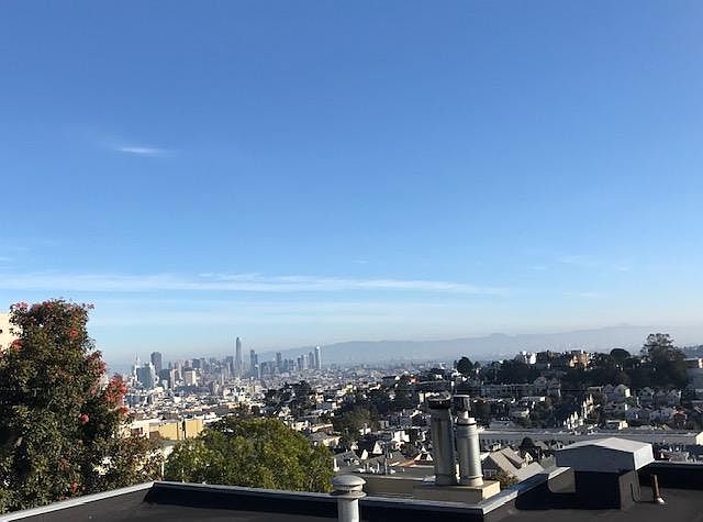 View from the roof deck