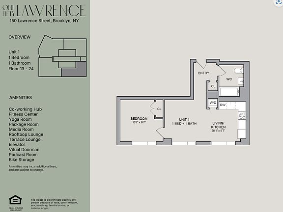 2nd image of 150 Lawrence St #1821