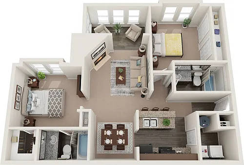 Floor plan B2BR3