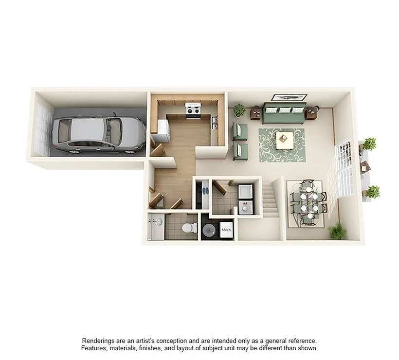 Floor plan Estate (Townhome)