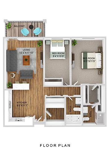 Floor plan The Sunflower