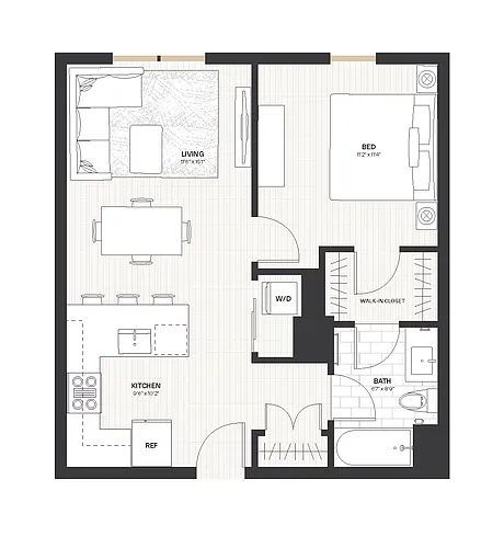 Floor plan 1B1