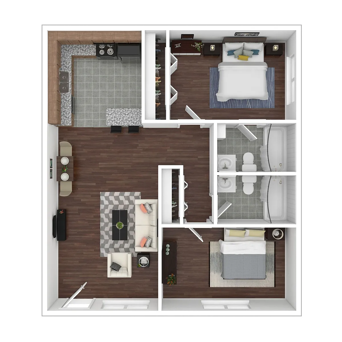 Floor plan B3