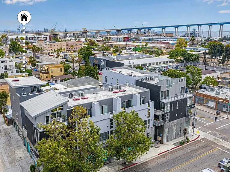 Aerial View of BVL - Bridge View Lofts