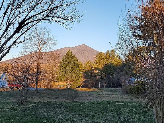 View from back brick patio