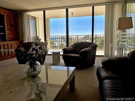 View from the spacious living room