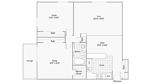 Floor plan Bristol