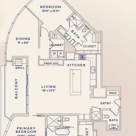 PH1 Floor Plan PH1 Floor Plan