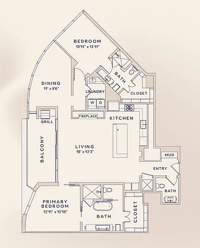Floor plan PH1