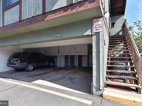 Parking spot and private entrance