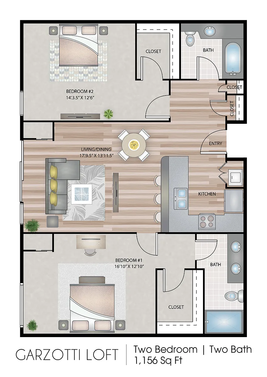 Floor plan Garzotti Loft
