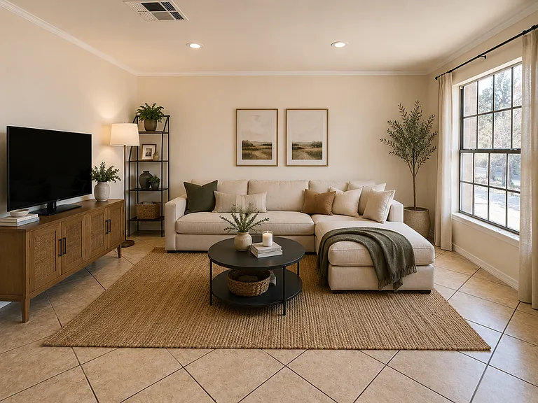AI generated for living room idea