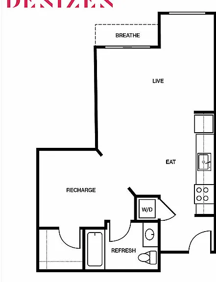 1B.1 664 SQFT 1B.1 664 SQFT