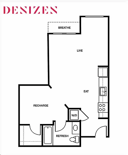 Floor plan 1B1