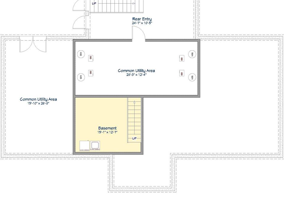 Private Basement Access for Laundry & Storage