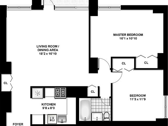 2nd image of 80 Gold St #6L