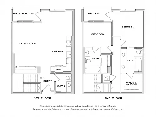 Floor plan TH1