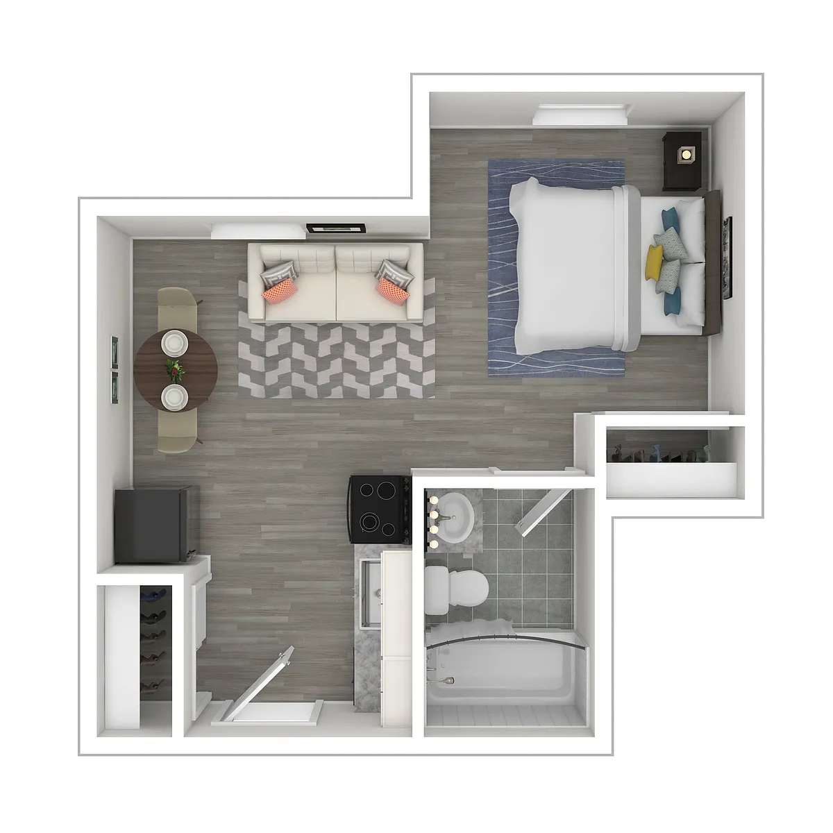 Floor plan Studio A