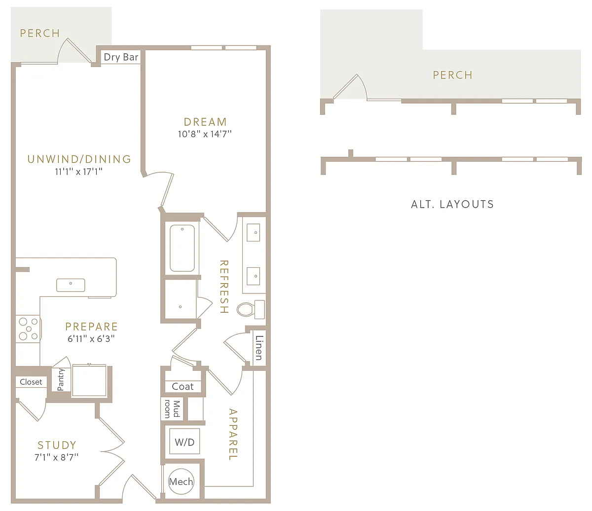 Floor plan A4 +Study
