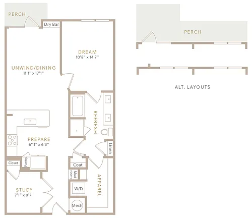 Floor plan A4 +Study