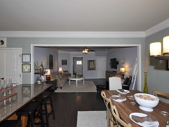 Kitchen into Living Room