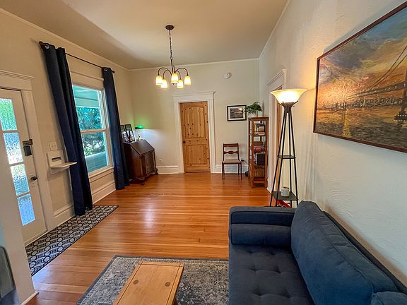 Living room and front entry