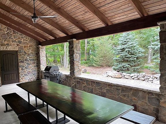 Back covered patio