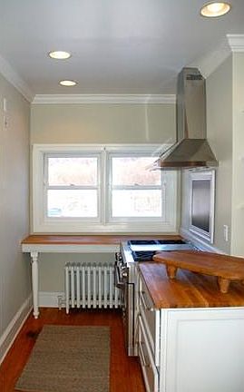 Plenty of counter space and soft closing cabinets