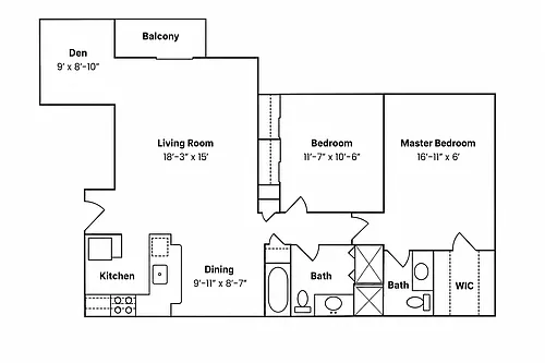 Floor plan The Grove - Signature Edition