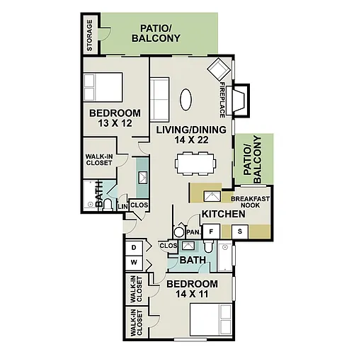 Floor plan Captiva
