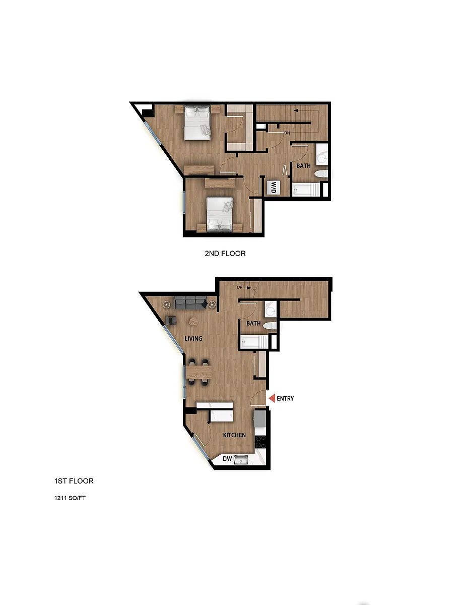 Floor plan T2 - 2