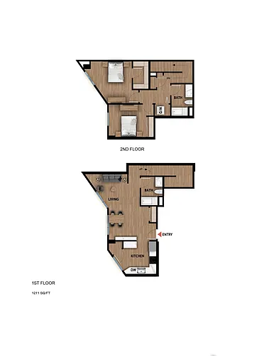 Floor plan T2 - 2