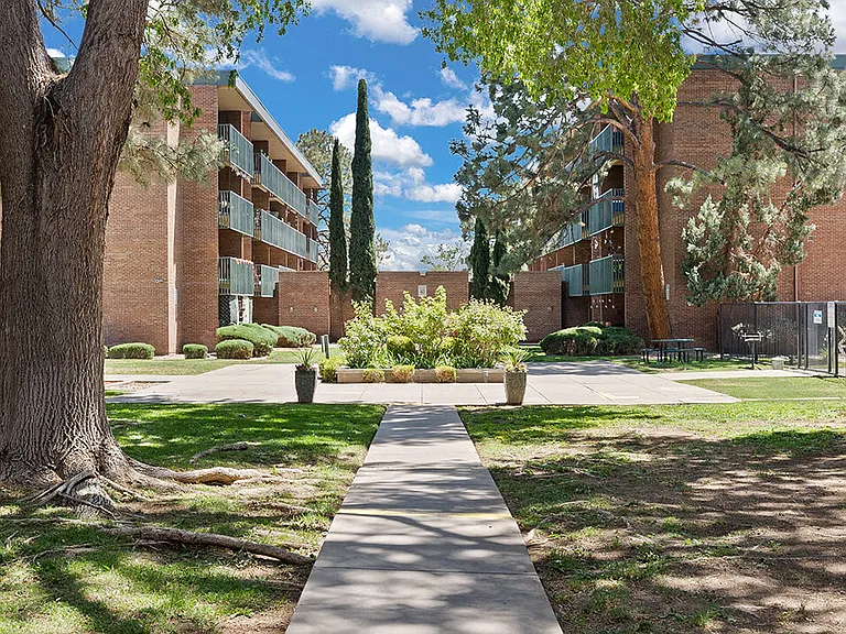 Exterior of Apartment Building