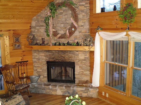 Wood Burning Fireplace