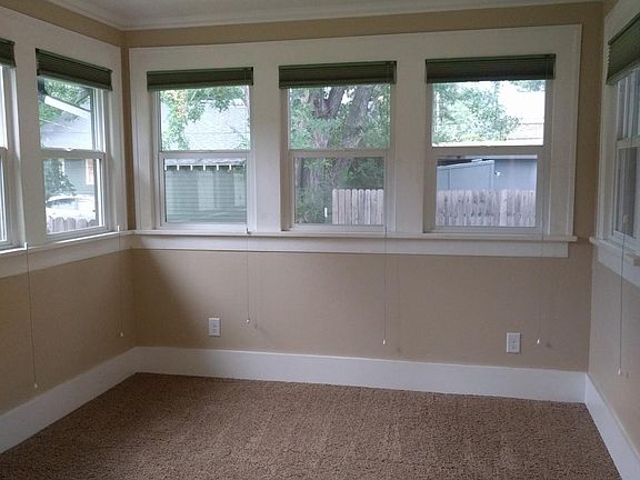 Master bedroom (windows on the right side of the picture fac
