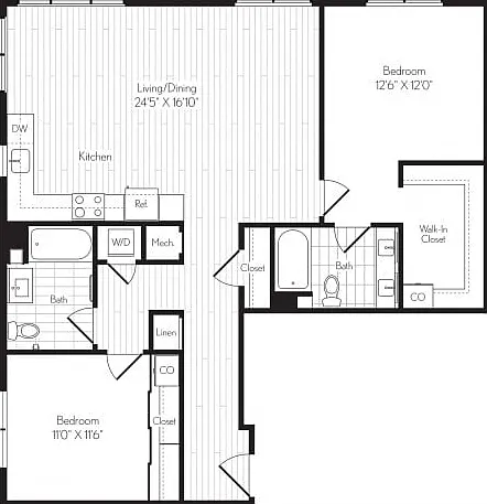 B08 Two Bedroom B08 Two Bedroom