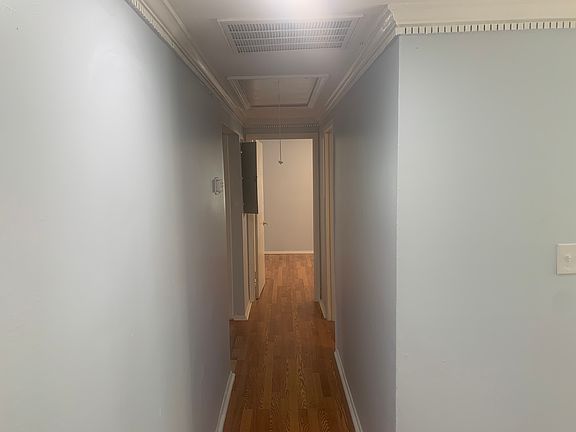 Hallway, wood floors
