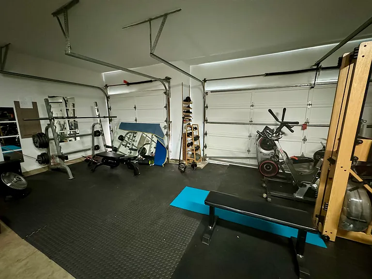 Oversized 3 Car Garage Staged