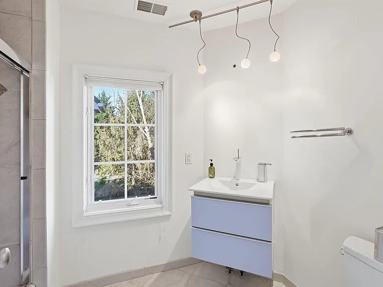 Modern bathroom oasis.