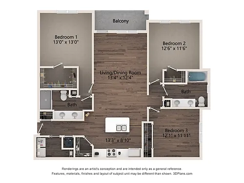 Floor plan C1