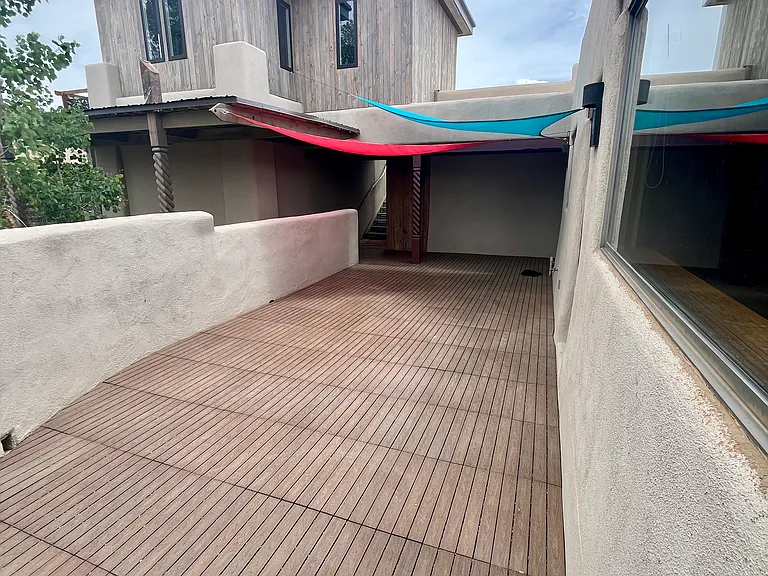 Patio ready for your furniture off the living room.