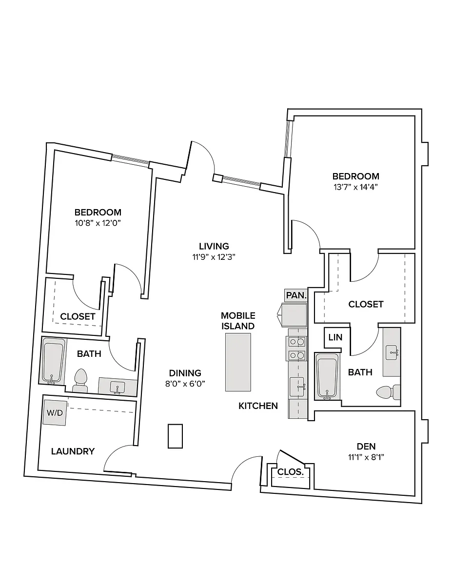 Floor plan B16D