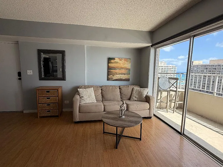 Living Room with Queen Pull out Sofa