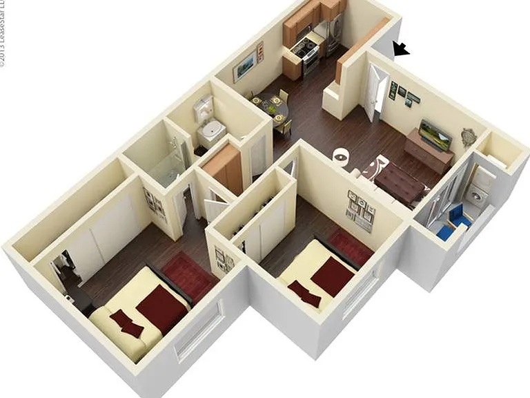 All floor plans feature hard surface wood style flooring in the living area as well as carpet in the bedroom(s). Dual access to the bathroom as well as a large closet. Enjoy the convenience of your own single-car garage with room for storage as well as an