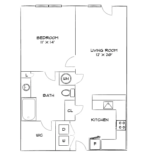 Floor plan Design 1C