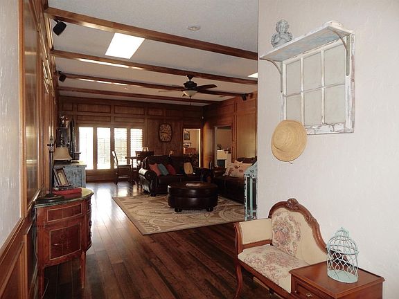 View Of Living Room From The Front Entryway.