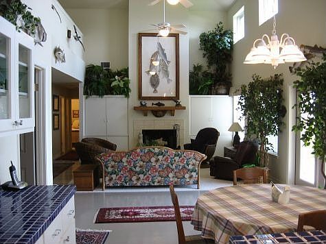Large open living area.