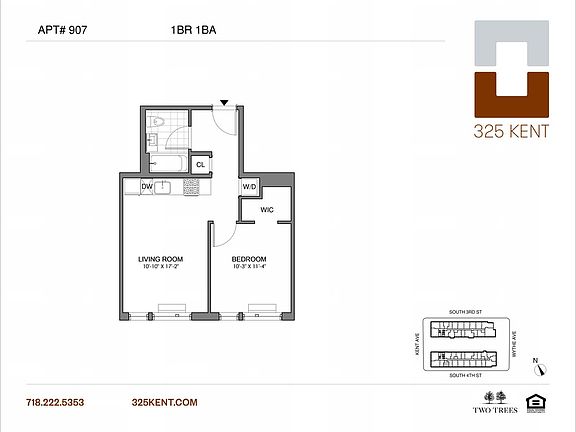 2nd image of 325 Kent Ave APT S907