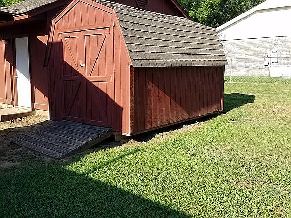 Shed with Electric  Hookup 